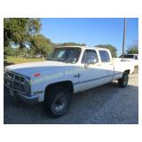 1985 Chevy 4 Door 1 ton 4X4        TITLE   KEY