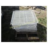 Pallet of Metal Shelving