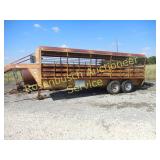 GN 20 ft Covered Livestock Trailer  ( Registration