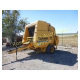 Vermeer 605 Series K Bailer  MONITOR IN OFFICE