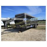 1993 20 Ft. Gooseneck Stock Trailer
