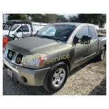 2007 Nissan V8 TITAN   TITLE   KEY