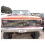 1985 Chevy Pickup - Orange Gas (Title) (Key)