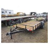 2017 12 ft trailer with ramps