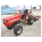 MF 1233 Tractor w/5 ft Finish Mower        KEY