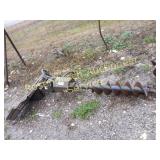 Skid Steer Auger w/9" Bit Attachment