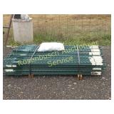 Pallet of Bundled T-Post w/Clips
