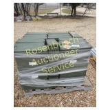 Pallet of Metal Containers/Ammo Cans  (41)