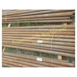 25 - 8ft 2 5/8" Pipe Post