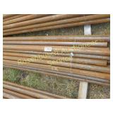 25 - 8 ft 2 5/8" Pipe Post