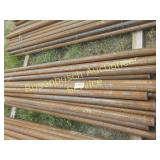 25 - 8 ft 2 5/8" Pipe Post