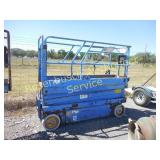 Blue Scissor Lift