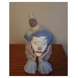 Large Lladro Clown Figurine