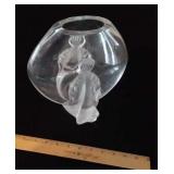 Large Signed Lalique Vase