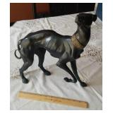 Bronze Egyptian Dog Figure  - Pharaoh Hound?