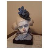 Large Lladro Clown Figurine