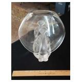 Large Signed Lalique Vase