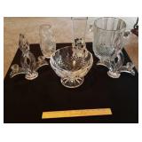 6 Pieces Of Lead Crystal Glassware