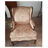 Upholstered Wingback Chair