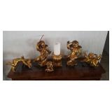 Goldtone Decor, 6 Pieces