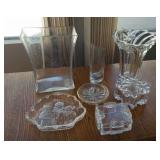 Crystal Glassware Group,  7 Pieces