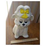 Ceramic Puppy  Cookie Jar