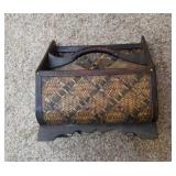 Rattan Magazine Rack