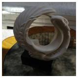 Ceramic Swan Sculpture