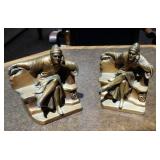 Pair Of Bronze Bookends