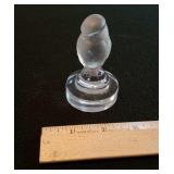 Lalique Canary Figure, Signed.