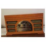 Modern Crosley Turntable, Cd Player, Radio