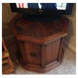 Octagonal End Table