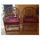 Pair Of Rattan Chairs