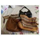 5 Handbags, Clutches, Change Purses