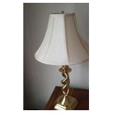 Brass Lamp & Shade