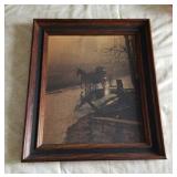 Framed Print Horse & Buggy