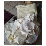 3 Assorted Linen Table Covers