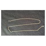 20" Gold Chain Marked Italy  K14