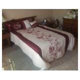 Double Bed With Bedding