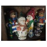 Large Snowmen & Teddy Bear Decor