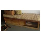 Storage Bench And Cushion