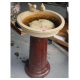 Ceramic Bird Bath