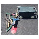 Yard Cart And Yard Tools