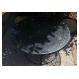 30" Low Metal Patio Table