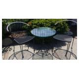 Metal 3 Piece Patio Set