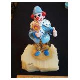Ron Lee Clown with lollipop figurine