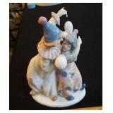 Diamonte clown figurine