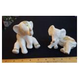 2 Lenox elephant figurines