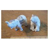 2 lenox elephant figurines