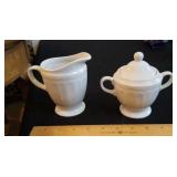 Williams-Sonoma Queen Anne sugar & creamer